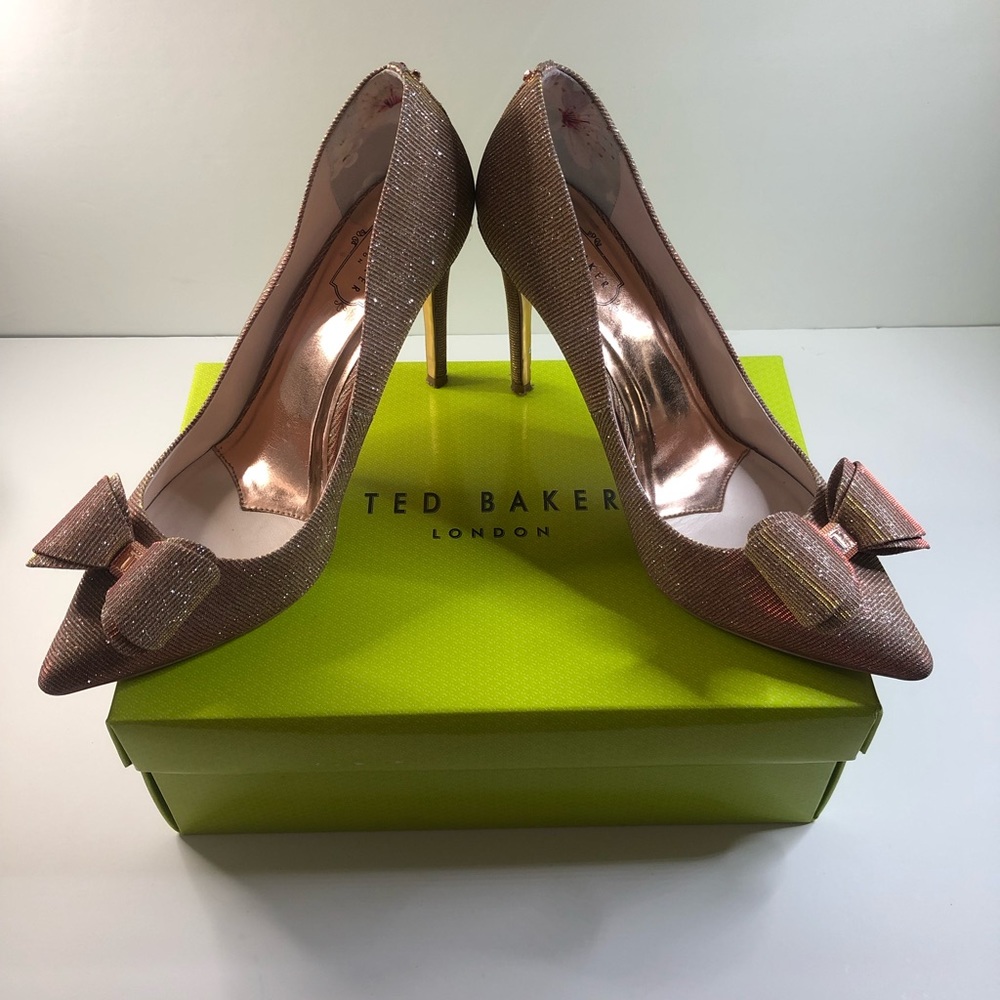 Ted Baker special occasion rose gold heels